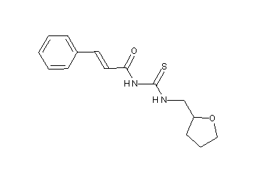 3-phenyl-N-{[(tetrahydro-2-furanylmethyl)amino]carbonothioyl}acrylamide
