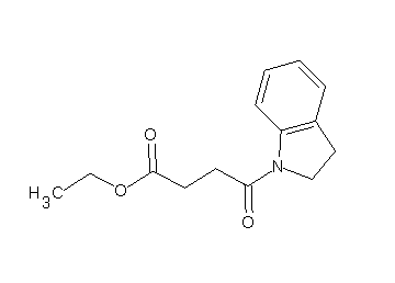 ethyl 4-(2,3-dihydro-1H-indol-1-yl)-4-oxobutanoate