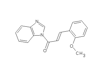 1-[3-(2-methoxyphenyl)acryloyl]-1H-benzimidazole - Click Image to Close