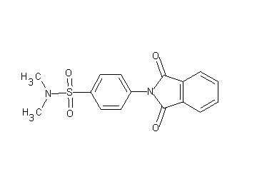 4-(1,3-dioxo-1,3-dihydro-2H-isoindol-2-yl)-N,N-dimethylbenzenesulfonamide