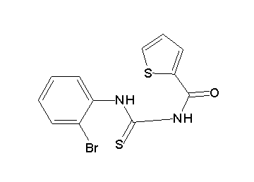 N-{[(2-bromophenyl)amino]carbonothioyl}-2-thiophenecarboxamide - Click Image to Close