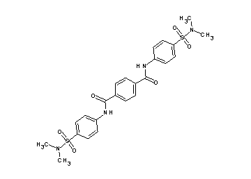 N,N'-bis{4-[(dimethylamino)sulfonyl]phenyl}terephthalamide - Click Image to Close
