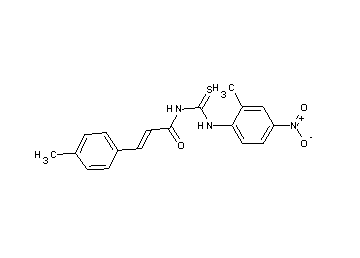 N-{[(2-methyl-4-nitrophenyl)amino]carbonothioyl}-3-(4-methylphenyl)acrylamide