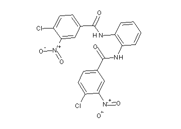 N,N'-1,2-phenylenebis(4-chloro-3-nitrobenzamide) N,N'-1,2-phenylenebis(4-chloro-3-nitrobenzamide)