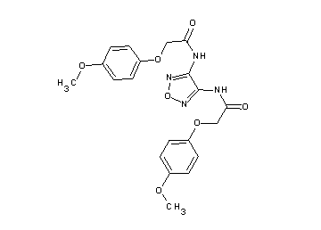 N,N'-1,2,5-oxadiazole-3,4-diylbis[2-(4-methoxyphenoxy)acetamide]