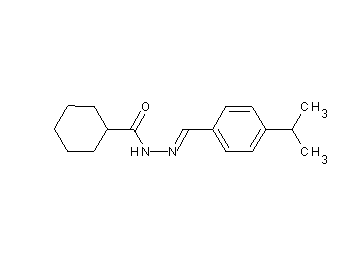 N'-(4-isopropylbenzylidene)cyclohexanecarbohydrazide