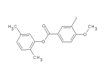 2,5-dimethylphenyl 3-iodo-4-methoxybenzoate
