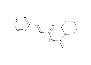 3-phenyl-N-(1-piperidinylcarbonothioyl)acrylamide