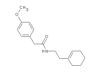 N-[2-(1-cyclohexen-1-yl)ethyl]-2-(4-methoxyphenyl)acetamide - Click Image to Close