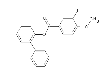 2-biphenylyl 3-iodo-4-methoxybenzoate