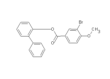 2-biphenylyl 3-bromo-4-methoxybenzoate
