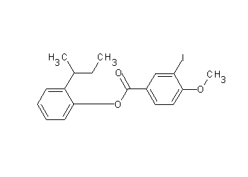 2-sec-butylphenyl 3-iodo-4-methoxybenzoate - Click Image to Close