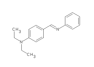 N,N-diethyl-4-[(phenylimino)methyl]aniline