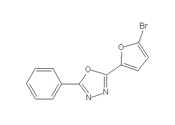 2-(5-bromo-2-furyl)-5-phenyl-1,3,4-oxadiazole