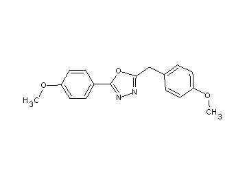 2-(4-methoxybenzyl)-5-(4-methoxyphenyl)-1,3,4-oxadiazole - Click Image to Close