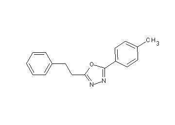 2-(4-methylphenyl)-5-(2-phenylethyl)-1,3,4-oxadiazole