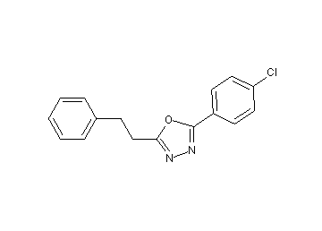 2-(4-chlorophenyl)-5-(2-phenylethyl)-1,3,4-oxadiazole