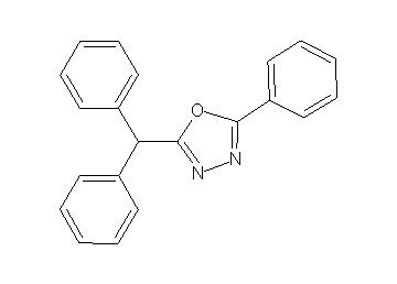2-(diphenylmethyl)-5-phenyl-1,3,4-oxadiazole
