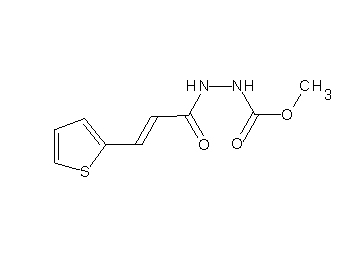 methyl 2-[3-(2-thienyl)acryloyl]hydrazinecarboxylate - Click Image to Close