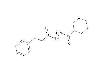N'-(3-phenylpropanoyl)cyclohexanecarbohydrazide