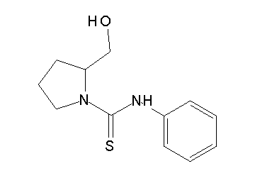 2-(hydroxymethyl)-N-phenyl-1-pyrrolidinecarbothioamide