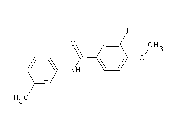 3-iodo-4-methoxy-N-(3-methylphenyl)benzamide - Click Image to Close