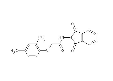 2-(2,4-dimethylphenoxy)-N-(1,3-dioxo-1,3-dihydro-2H-isoindol-2-yl)acetamide