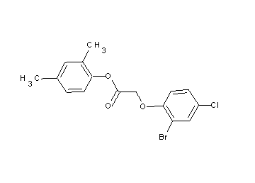 2,4-dimethylphenyl (2-bromo-4-chlorophenoxy)acetate - Click Image to Close
