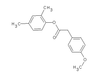 2,4-dimethylphenyl (4-methoxyphenyl)acetate - Click Image to Close