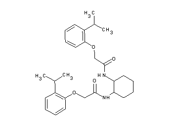 N,N'-1,2-cyclohexanediylbis[2-(2-isopropylphenoxy)acetamide]