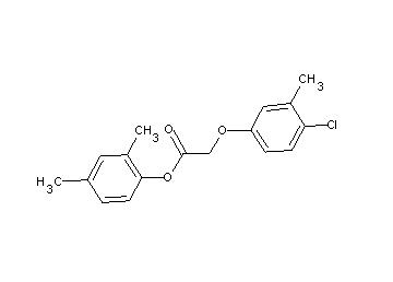 2,4-dimethylphenyl (4-chloro-3-methylphenoxy)acetate