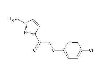 1-[(4-chlorophenoxy)acetyl]-3-methyl-1H-pyrazole