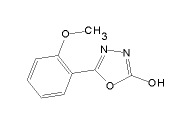5-(2-methoxyphenyl)-1,3,4-oxadiazol-2-ol