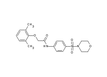 2-(2,6-dimethylphenoxy)-N-[4-(4-morpholinylsulfonyl)phenyl]acetamide