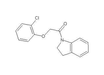 1-[(2-chlorophenoxy)acetyl]indoline
