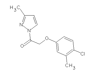 1-[(4-chloro-3-methylphenoxy)acetyl]-3-methyl-1H-pyrazole