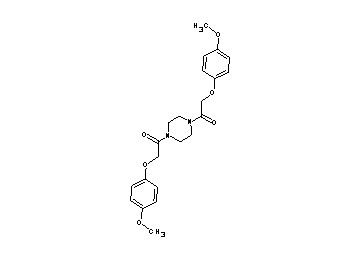 1,4-bis[(4-methoxyphenoxy)acetyl]piperazine