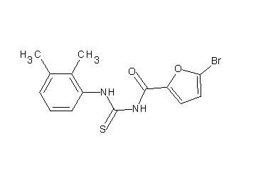 5-bromo-N-{[(2,3-dimethylphenyl)amino]carbonothioyl}-2-furamide - Click Image to Close