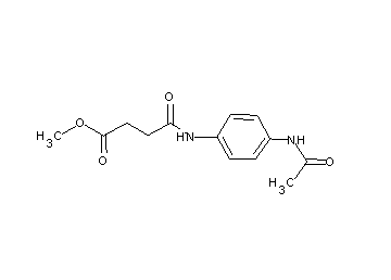 methyl 4-{[4-(acetylamino)phenyl]amino}-4-oxobutanoate