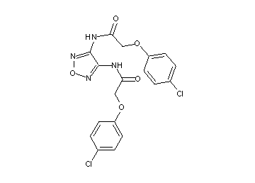 N,N'-1,2,5-oxadiazole-3,4-diylbis[2-(4-chlorophenoxy)acetamide]