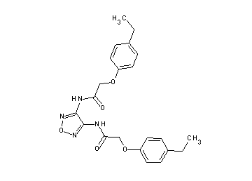 N,N'-1,2,5-oxadiazole-3,4-diylbis[2-(4-ethylphenoxy)acetamide]