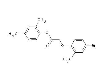 2,4-dimethylphenyl (4-bromo-2-methylphenoxy)acetate - Click Image to Close