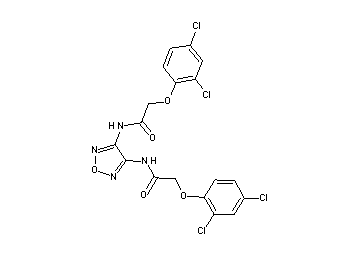 N,N'-1,2,5-oxadiazole-3,4-diylbis[2-(2,4-dichlorophenoxy)acetamide] - Click Image to Close