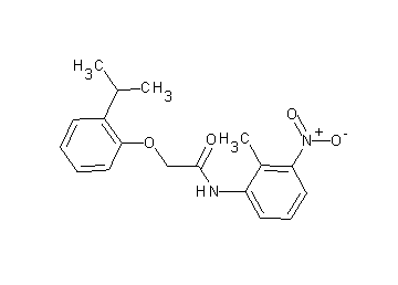2-(2-isopropylphenoxy)-N-(2-methyl-3-nitrophenyl)acetamide