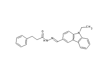 N'-[(9-ethyl-9H-carbazol-3-yl)methylene]-3-phenylpropanohydrazide