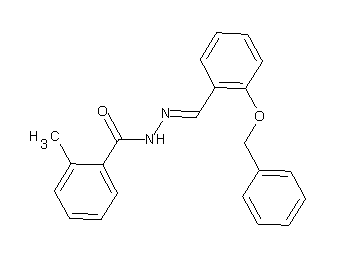 N'-[2-(benzyloxy)benzylidene]-2-methylbenzohydrazide