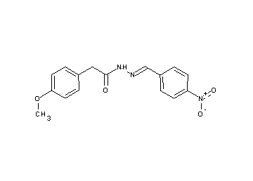 2-(4-methoxyphenyl)-N'-(4-nitrobenzylidene)acetohydrazide