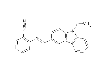 2-{[(9-ethyl-9H-carbazol-3-yl)methylene]amino}benzonitrile