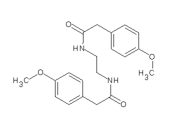 N,N'-1,2-ethanediylbis[2-(4-methoxyphenyl)acetamide]