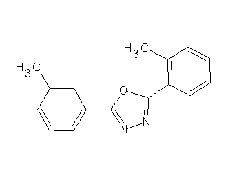 2-(2-methylphenyl)-5-(3-methylphenyl)-1,3,4-oxadiazole